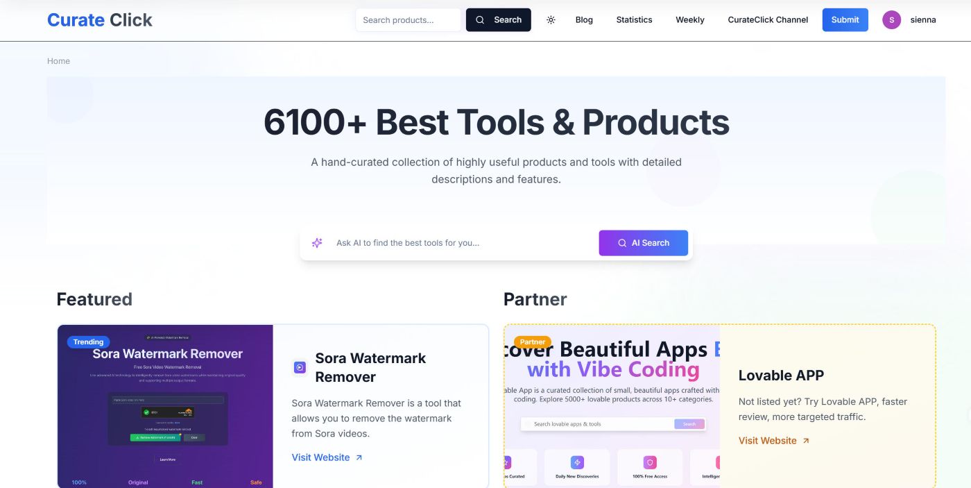 Curate Click